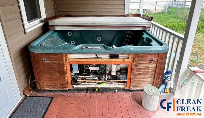 Hot Tub Demolition Services In Melrose, Medford, Middelton, MA